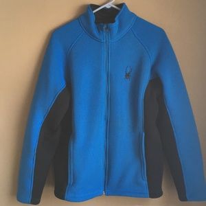 Spider Men’s Med Core Sweater Full Zip great cond